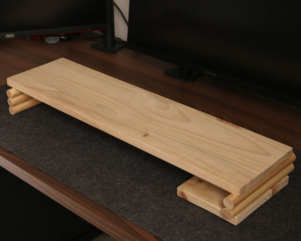 Soporte para monitor de madera