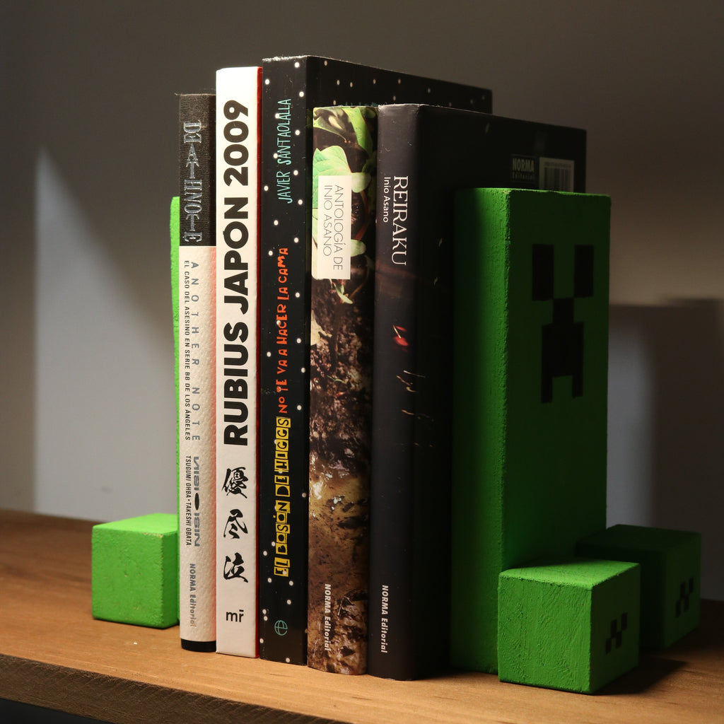 Sujetalibros Creeper Minecraft