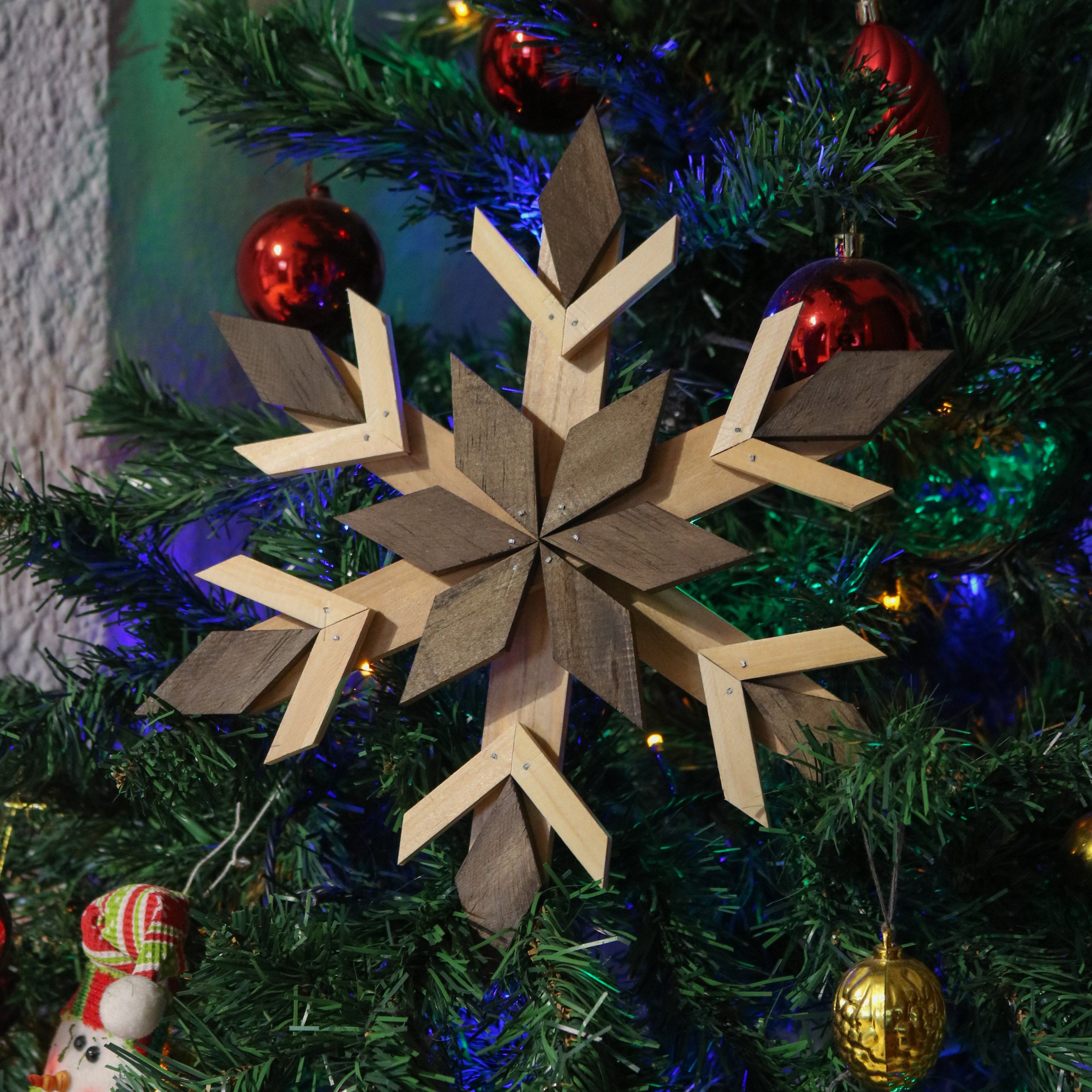 Copo de nieve decorativo