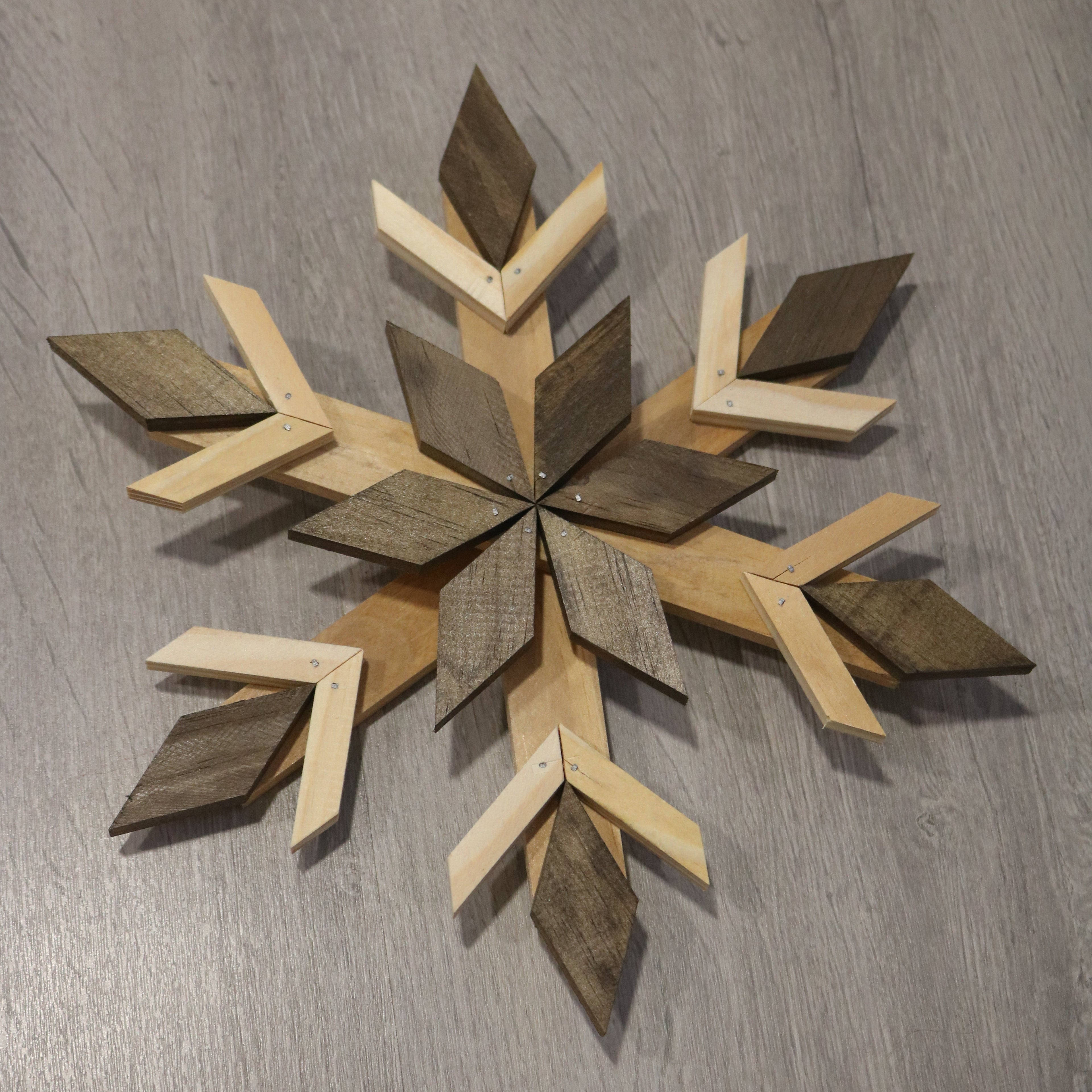 Copo de nieve decorativo